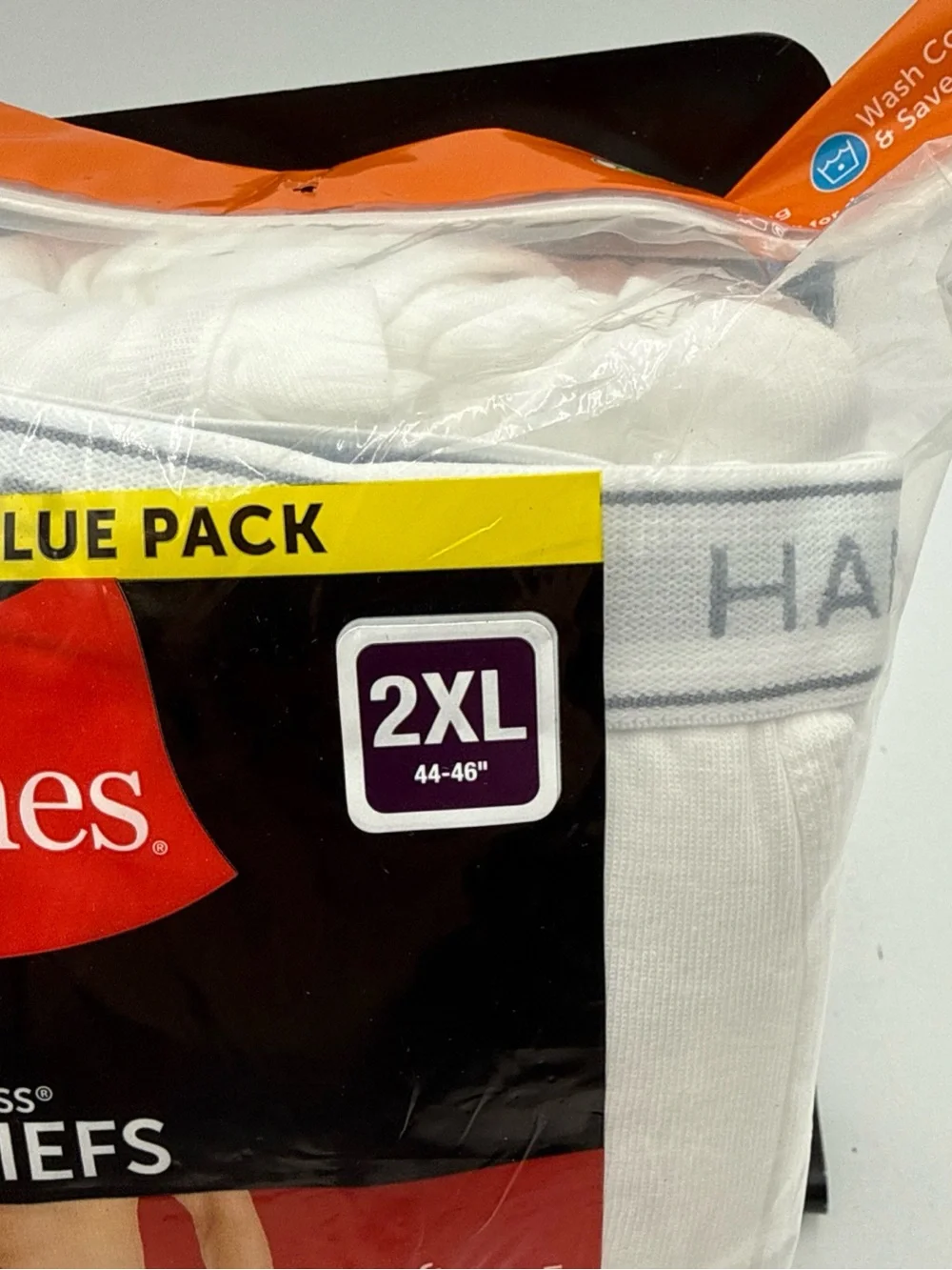Hanes Men's White 9-Pack Briefs - 2XL Value Pack